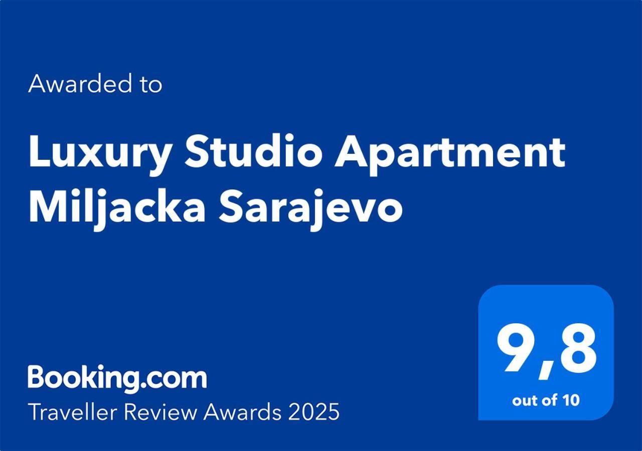 Luxury Studio Apartment Miljacka Сараево Экстерьер фото
